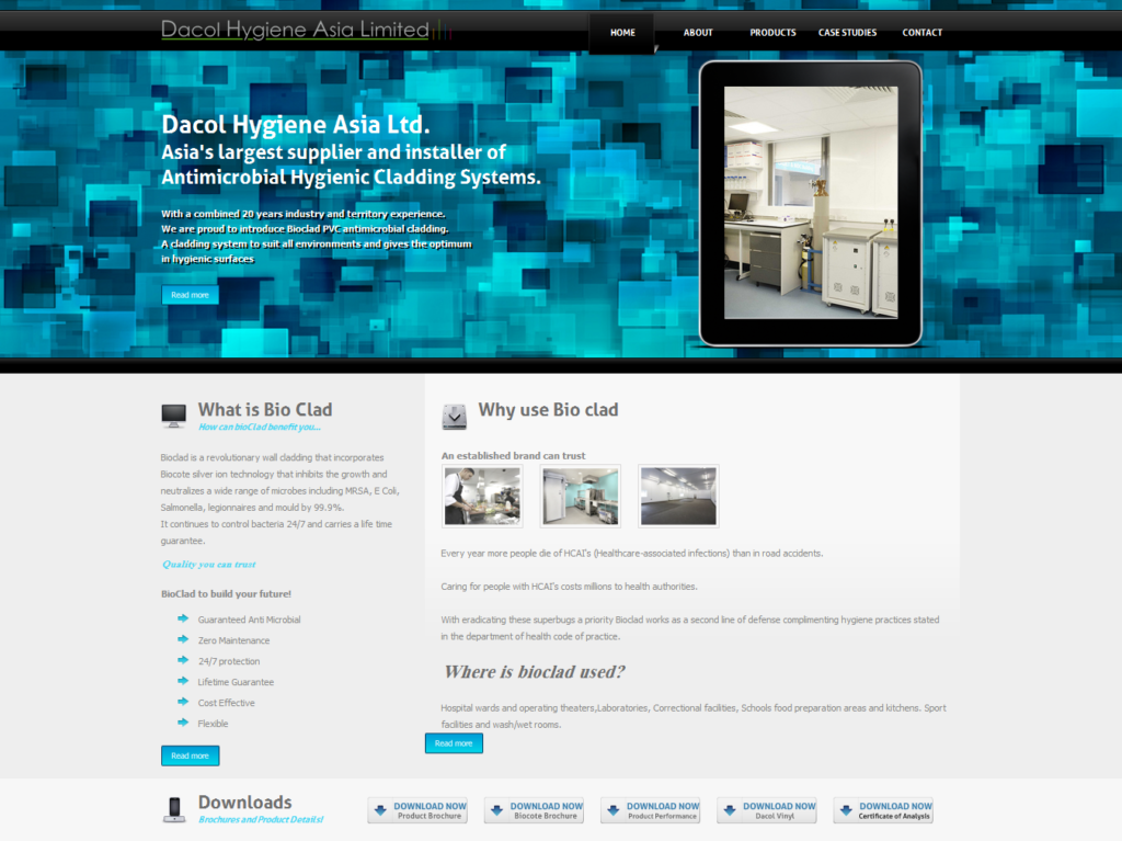 Dacol Hygiene Asia Limited - Screenshot