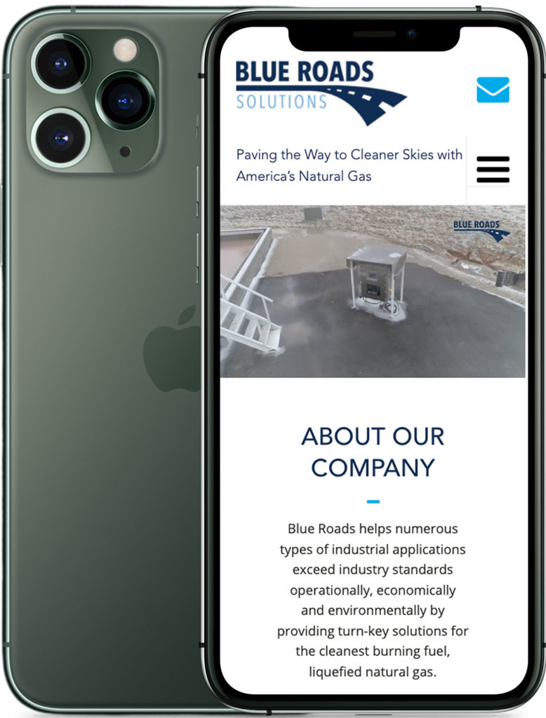 Blue Roads Solutions - iPhone Render